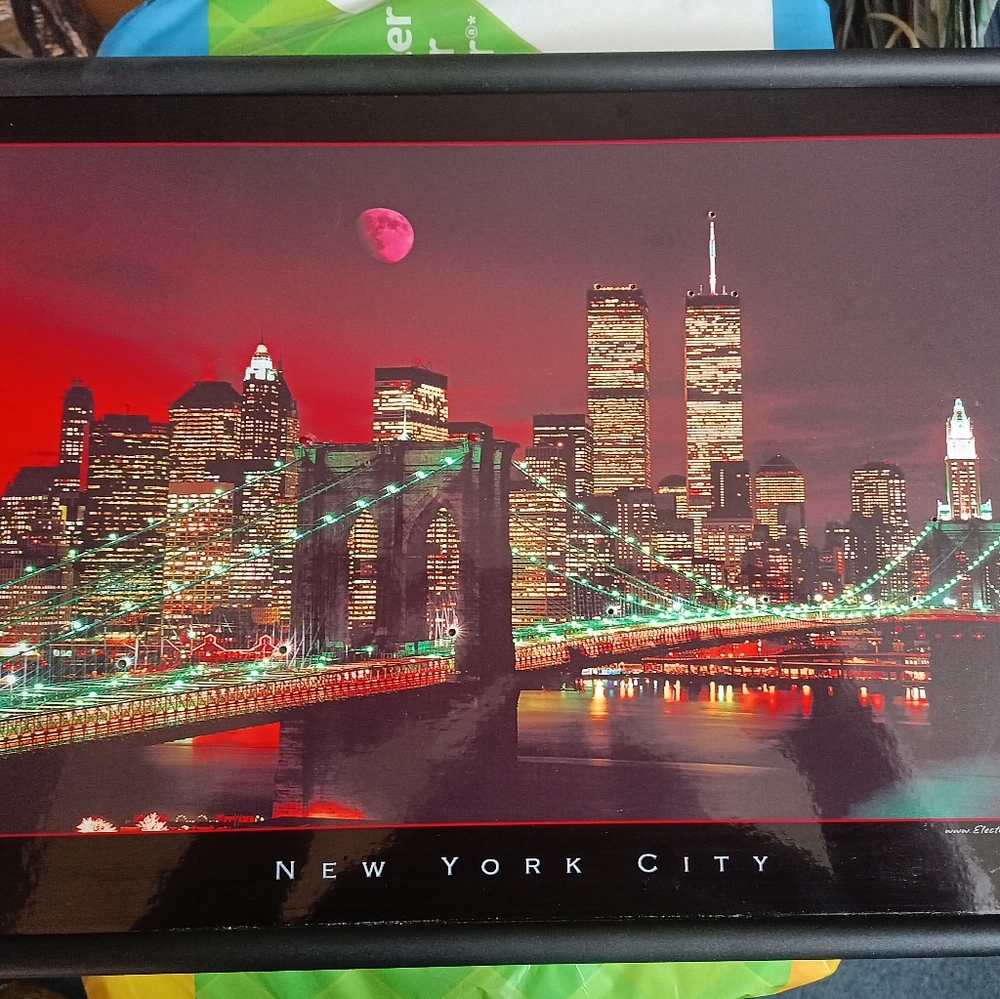 New York Brooklyn Bridge Electronic Art